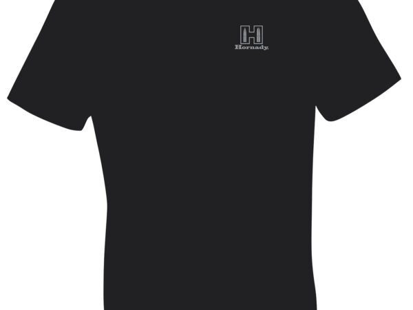 Hornady Gear 30124 Fueled By Hornady Black Cotton, Short Sleeve Semi-Fitted XL
