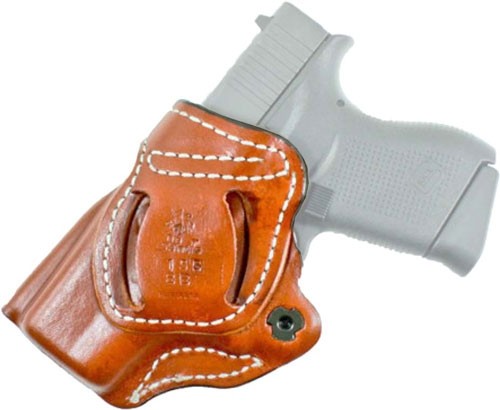 DESANTIS CRISS-CROSS HOLSTER - OWB RH LEATHER SIG P365 TAN - Image 2
