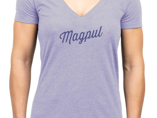 Magpul MAG1336-530-XL Rover Script Women's Orchid Heather Cotton/Polyester Short Sleeve XL