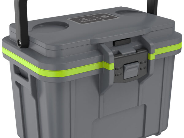 PELICAN 8Q-1-DKGRYEGRN 8QT ELITE COOLER GRY/GRN