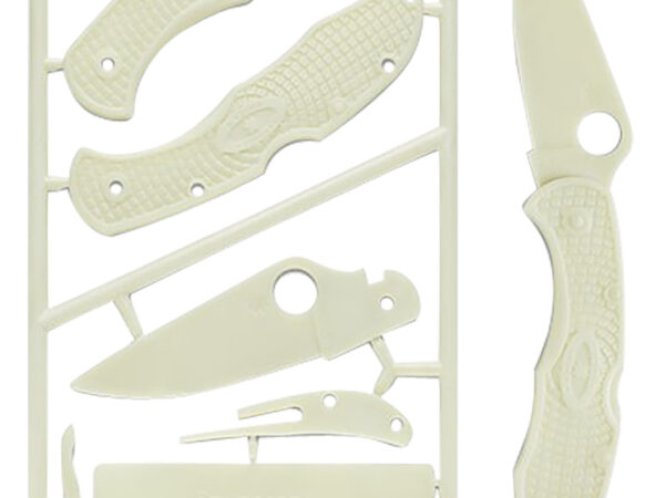 Spyderco PLKIT1 Delica 4 Plastic Kit For Children Ages 7+ Glow-In-The-Dark Plastic