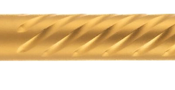 Ballistic Advantage BAPSG175T3G Premium Series  9mm Luger Fits Glock 17 Gen 5 Fluted Threaded Gold PVD Stainless Steel