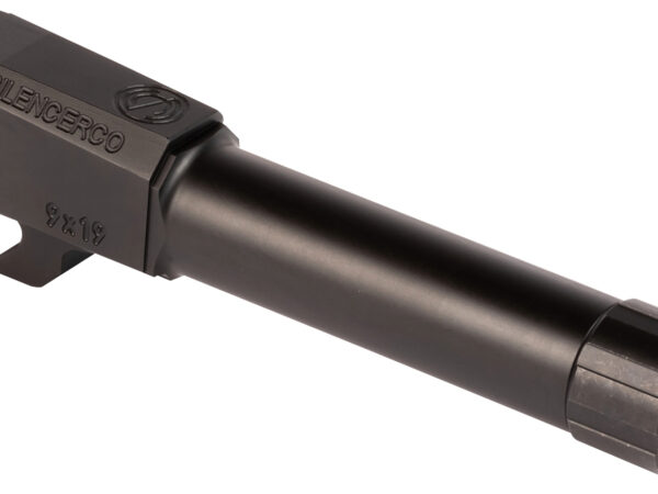 SilencerCo AC2290 S&W 9mm Luger 3.50" Threaded Black Nitride Stainless Steel, Fits S&W M&P Shield