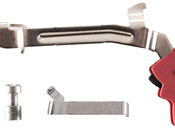 Apex Tactical 102P155 Action Enhancement  Slim Red Drop-In Compatible w/Glock Gen3-4 17/19/22-27/31/32/33/34/35