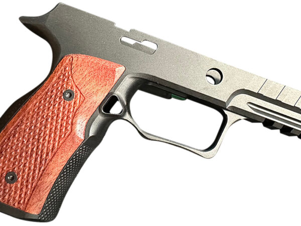 Sharps Bros SBGM09 Grip Module  Black w/ Cherry 7075-T6 Aluminum Fits Sig P320