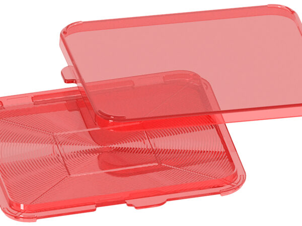 MTM Case-Gard PFS Primer Flipper Square Red Plastic