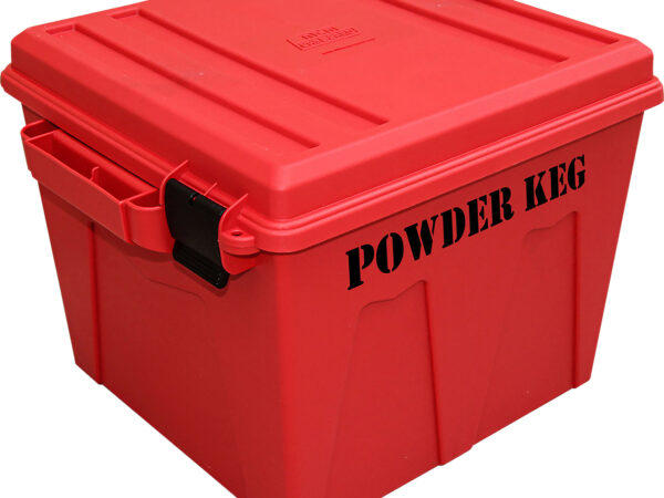MTM Case-Gard PK12 Powder Keg Storage Container Red Polypropylene Plastic