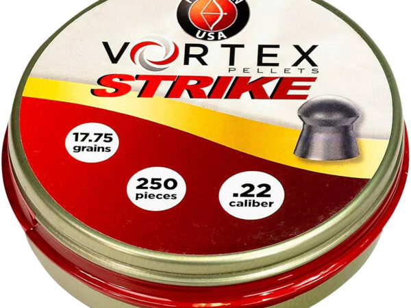 Hatsan USA HA90641 Vortex Strike Pellets 22Cal Lead Domed 250 Pellets