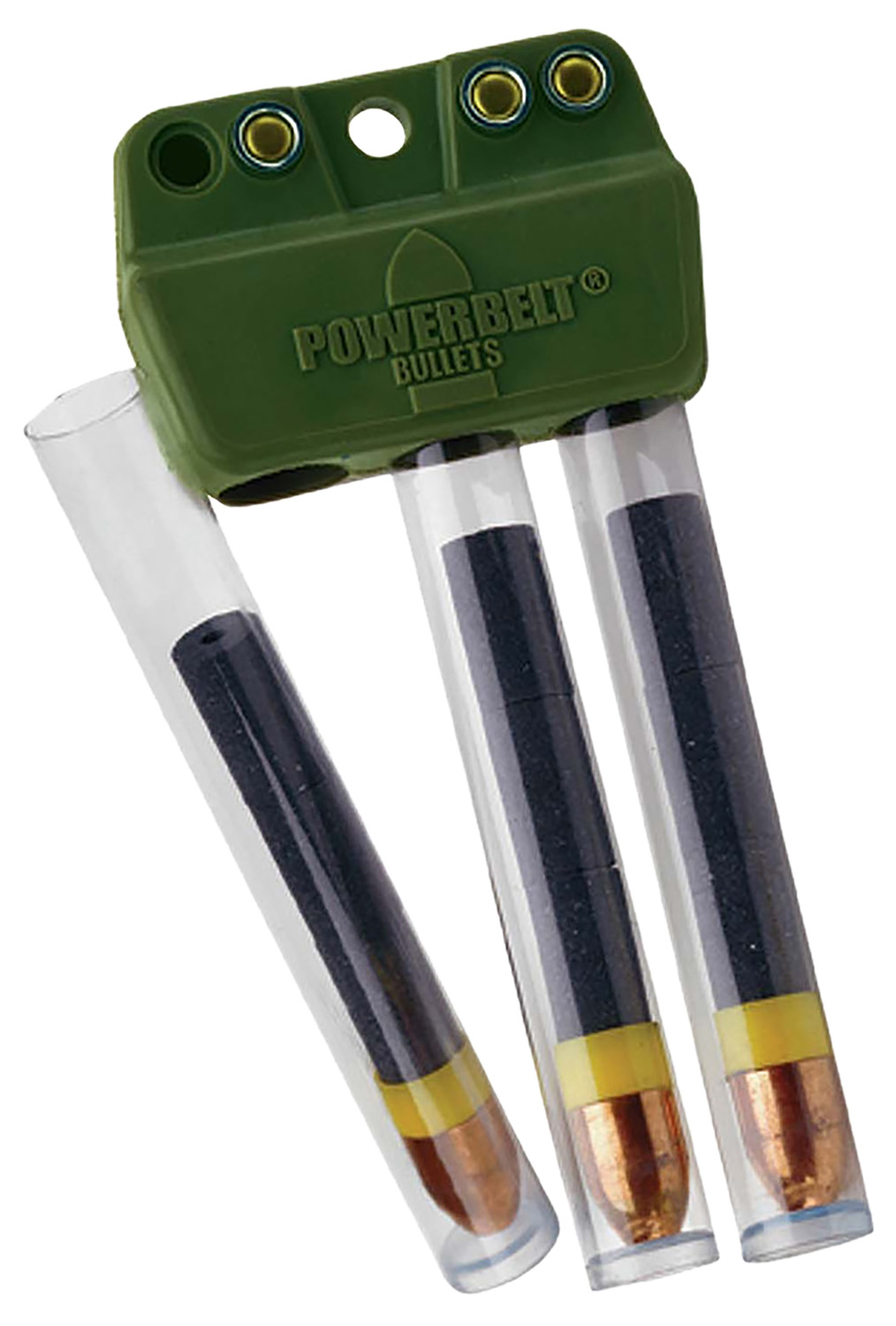 PowerBelt Bullets AC1501 SpeedClip Loader 50 Cal Green Plastic Capacity 3