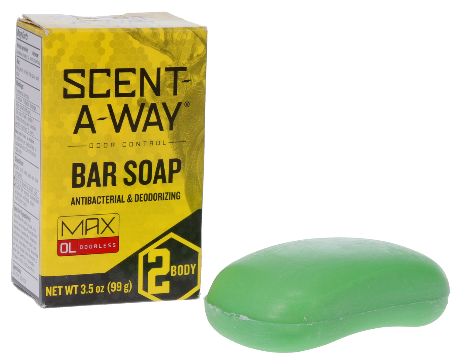 Scent-A-Way SAW-07757 Scent-A-Way Bar Soap Odorless 3.50 oz