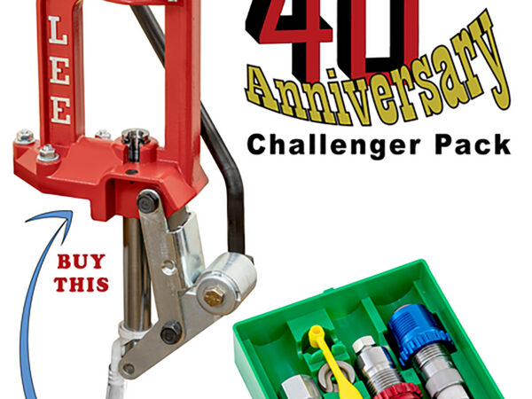 Lee Precision 92134 Challenger Press 40th Anniversary w/Breech Lock 9mm Dies