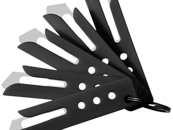 Hogue 35880 Expel Blade Guard Black Nylon Includes 5 #60 High Carbon Steel Blade, 5 Guards & 1 Key Ring