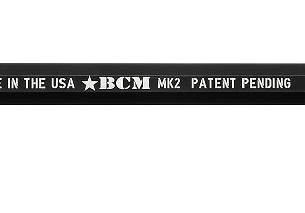 BCM GFHMK2MED Asymmetric MK2 Charging Handle Compatible w/ Mil-Spec AR-15 Black 7075 T-6 Aluminum