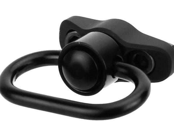 TacFire MAR124OD MLOK QD Sling Mount w/QD Sling Swivel  Black Push Button Multi M-LOK