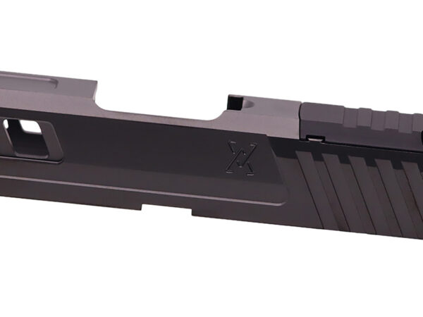 True Precision Inc TPSHCSBCRMS Axiom Optic Cut Slide Fits Springfield Hellcat Black DLC Anodized 416R Stainless Steel