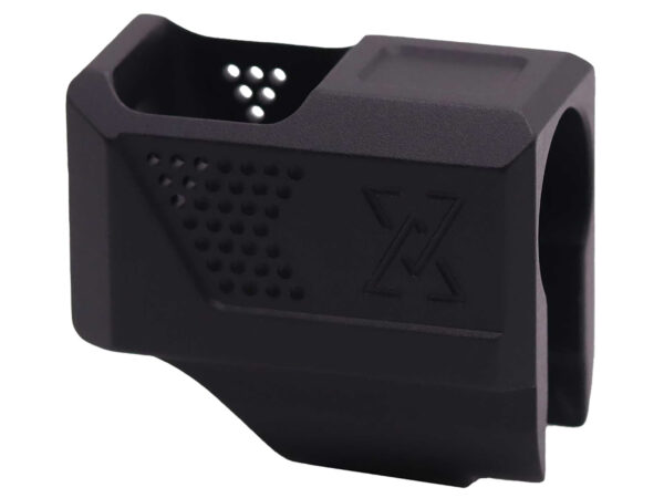 True Precision Inc TPG43CMPBL True-Lock Ultimate Compensator Black Type 3 Hard Anodize 7075 T6 Aluminum Compatible w/ Glock 43/43X/48