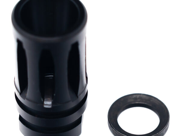 Faxon Firearms FFMD762A2 A2 Flash Hider Black Nitride 5/8"x24 Threads 30 Cal