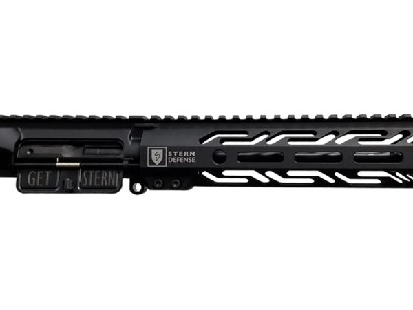 Stern Defense 015SD10INCHMOD5MLOK855 9mm 8.50" Black Melonite Barrel 7075-T6 Aluminum Anodized Receiver