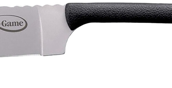 Cold Steel CS20A Bird & Game  3.50" Fixed Drop Point Plain AUS-8A SS Blade, 3.75" Black Textured Polymer Handle