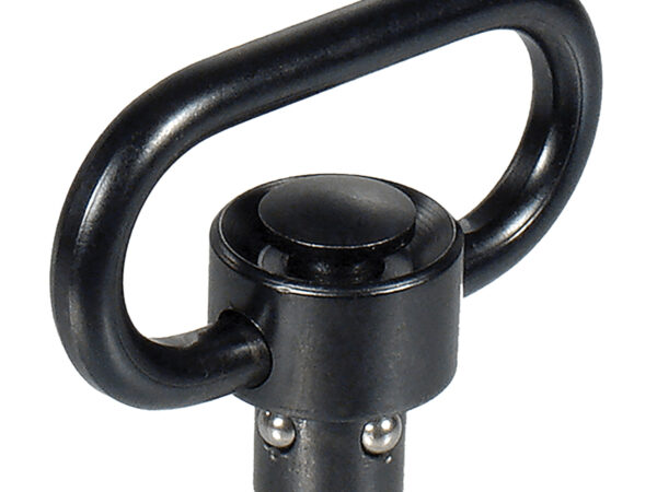 Leapers TLQDSW18 QD Sling Swivel Black 1.38" Push Button Steel