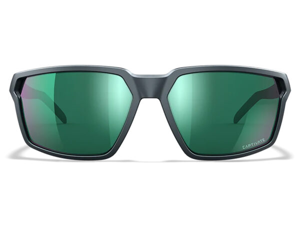 Wiley X AC6SRA07 Sierra  M/L Green Mirror Lens Polycarbonate Matte Graphite Frame