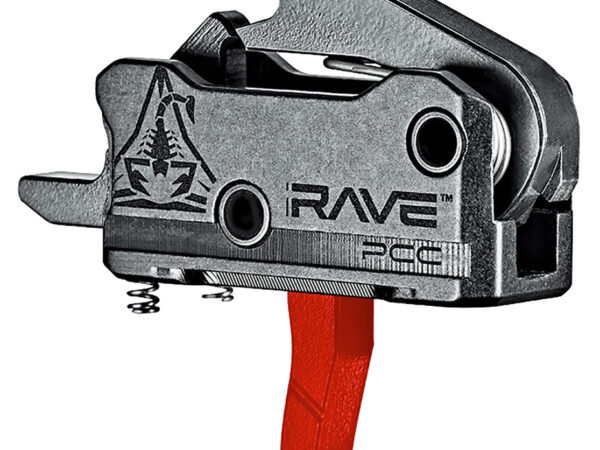 Rise Armament T017PCCRED Rave Pistol Caliber Carbine Black/Red Curved