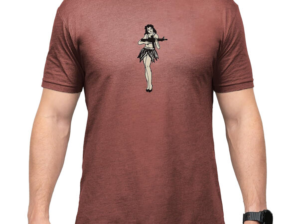 Magpul MAG1117-613 Hula Girl Redrock Heather Cotton/Polyester Short Sleeve 2XL