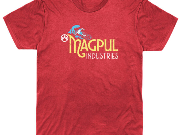 Magpul MAG1216-612 Hang 30 Blend Red Heather Cotton/Polyester Short Sleeve Medium