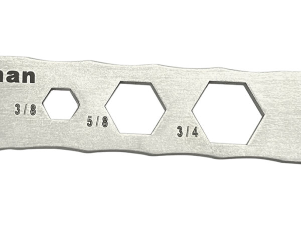 Lyman 7631250 Brass Smith Die Wrench Silver Stainless Steel