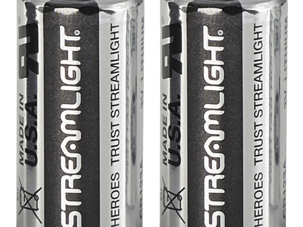 Streamlight 85175 CR123A Lithium Batteries  Silver/Black 3 Volts (2) Single Pack