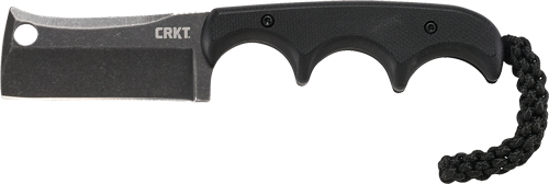 CRKT MINIMALIST CLEAVER NECK - KNIFE 2.13" BLACKOUT W/SHEATH - Image 2