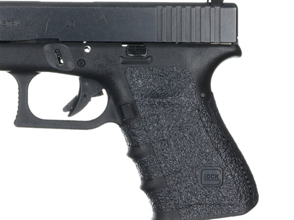 Talon Grips 110R Adhesive Grip Compatible w/Glock 19/23/25/32/38 Gen4 w/No Backstrap, Black Textured Rubber
