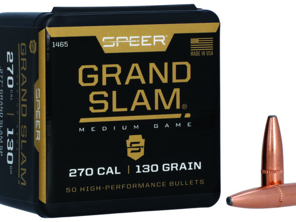 Speer 1465 Grand Slam  270Cal 130gr Soft Point 50 Per Box/5 Case