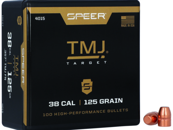 Speer 4015 Handgun 38Cal 125gr Total Metal Jacket 100 Per Box/5 Case
