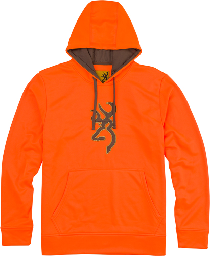 BROWNING TECH HOODIE LS - BLAZE ORANGE X-LARGE - Image 2