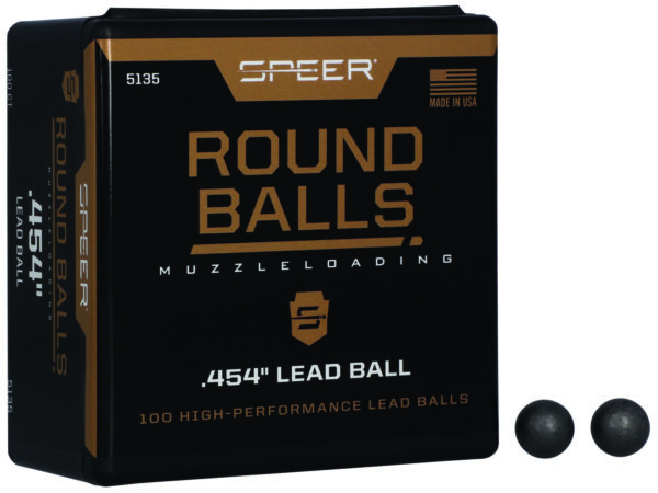 Speer 5135 Lead Balls  44Cal Lead Ball 140gr 100 Per Box/5 Case