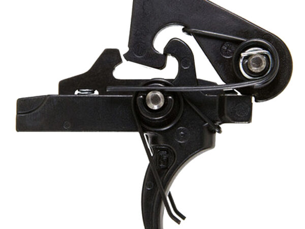 Geissele Automatics 05145 G2S Two-Stage Curved Trigger w/4.25-4.75 lbs Draw Weight, Black Oxide Finish for AR-15/AR-10