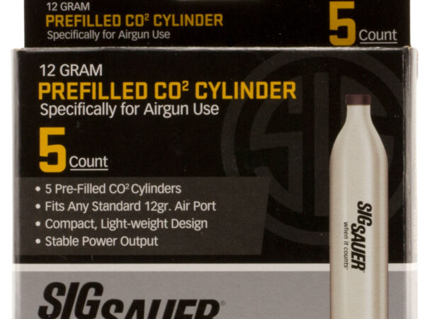 Sig Sauer Airguns AC125 CO2 Cylinders 12 gram 5 Per Pack