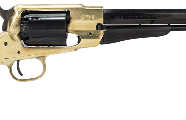 Traditions FR18581 1858 Army Break Open 44 Cal #11 Percussion 8" 6 Shot Brass Frame Blued Barrel & Cylinder Walnut Grip