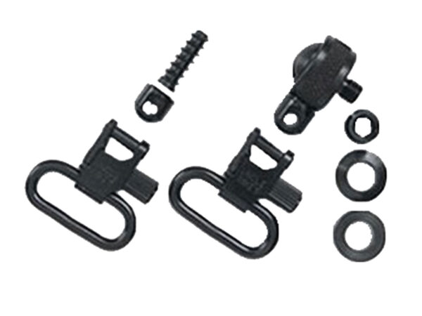 Uncle Mike's 15612 Magnum Swivel Set Quick Detach 115 MC Blued 1" Loop for Most Pump & Auto Shotguns