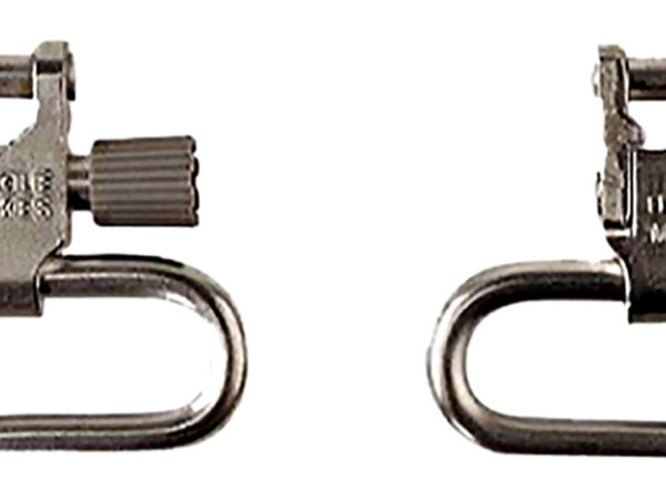 Uncle Mike's 14622 Super Swivel Quick Detach 115 RUG Nickel 1" Loop for Ruger 10/22/ .44 Mag/ #3 Carbines