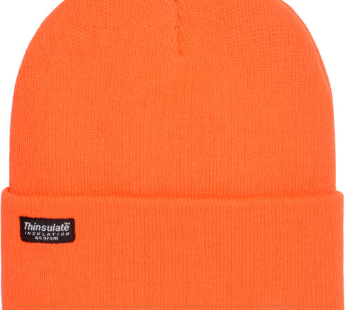HOT SHOT BASICS 2-PLY KNIT CAP - COMMANDER BLAZE INSULATED