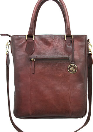 CAMELEON S&W FLAT TOTE CC - PURSE BURGUNDY