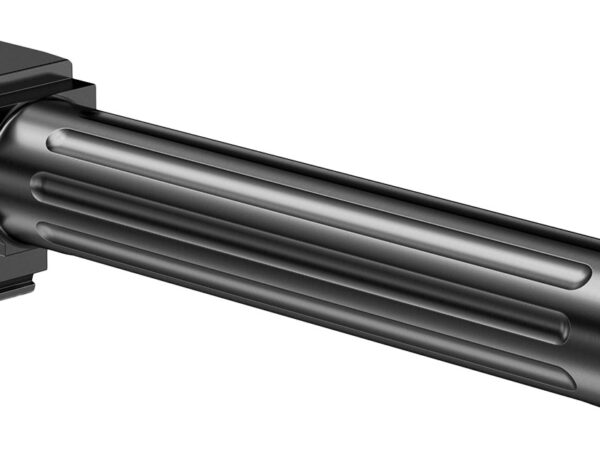 CMC Triggers 75511 Match Precision  9mm Luger 4.48" Fluted/Match Grade/Threaded Black DLC Stainless Steel, Compatible w/Glock 17 Gen3-4