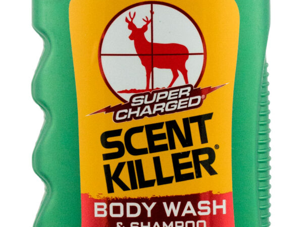 Wildlife Research 54012 Scent Killer Super Charged Body Wash/Shampoo Odor Eliminator Odorless Scent 12 oz Bottle