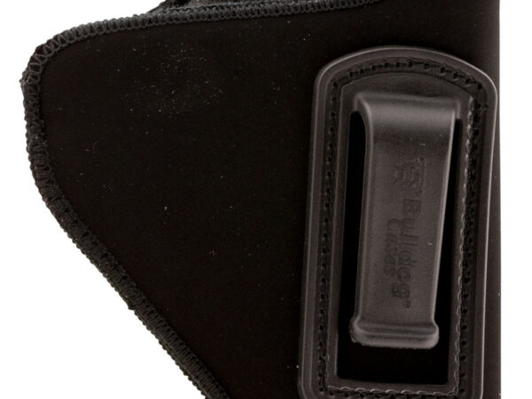 Bulldog DIP224 Deluxe  IWB Black Suede Like Belt Clip Fits S&W J Frame/Taurus 85/2-2.50" Barrel Right Hand