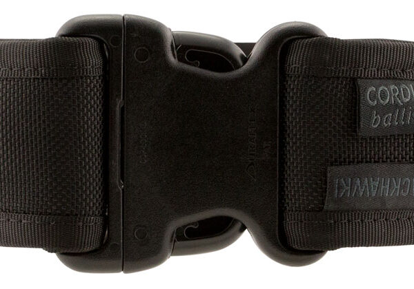 Blackhawk 44B2XLBK Ergonomic Duty Belt Padded Black Cordura 44-48" 2.25" Wide Buckle Closure