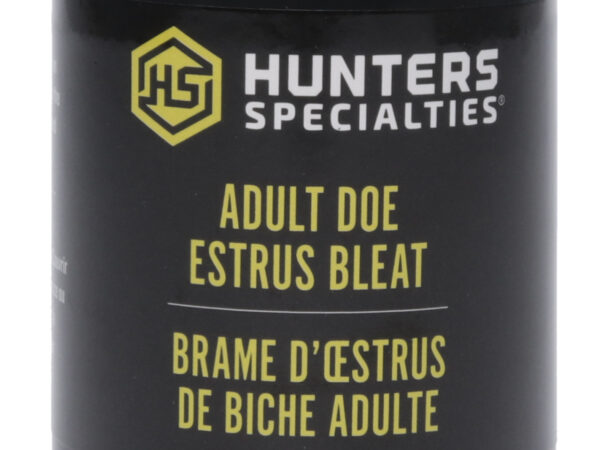 Hunters Specialties 00167 Adult Doe Estrus Can Call Doe Sounds Attracts Deer Black