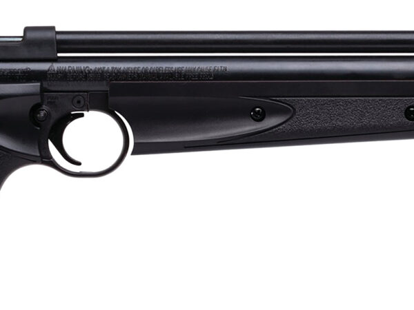 Crosman P1377 American Classic Pump Pistol 177 1rd Rifled Steel Barrel, Fixed Front/Adjustable Rear Sights, Black Polymer Grips, Crossbolt Safety