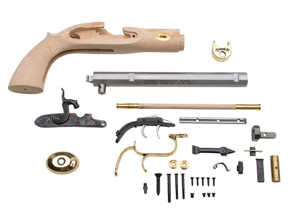 Traditions KPC51002 Trapper Pistol Kit 50 Cal Percussion 9.75" Blued Octagon Barrel Sidelock Action